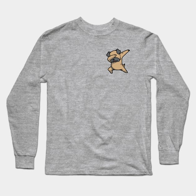 Dabbing Dog Long Sleeve T-Shirt by Tobe_Fonseca